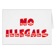 No Illegal Aliens cards