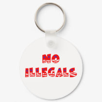 No Illegal Aliens keychains