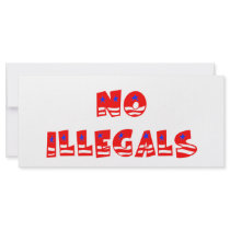 No Illegal Aliens rack cards