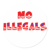 No Illegal Aliens stickers