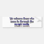 No illegal immigration bumper stickers