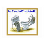 No, I'm Not Addicted Postcards
