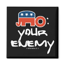 No (is) Your Enemy Fridge Magnets
