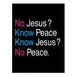 No Jesus Post Card