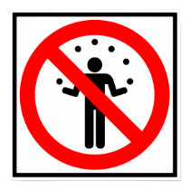 No Juggling Highway Sign posters by wesleyowns No Juggling Highway Sign posters