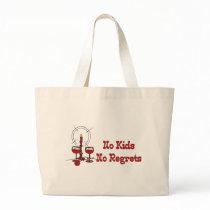 No Kids No Regrets bags