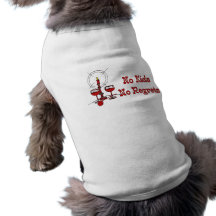 No Kids No Regrets Doggie Tshirt