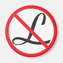no L 01 Refrigerator Magnet