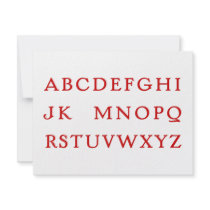 No L Christmas Letter / Invitation