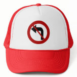 No Left Turn Cap Mesh Hat