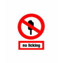 no licking t-shirts