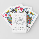 No Life - No Beat Bicycle Card Deck
