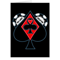 NO LIMIT HOLD'EM GREETING CARD