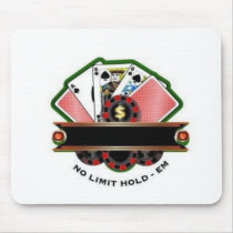 No Limit Hold'em mousepads