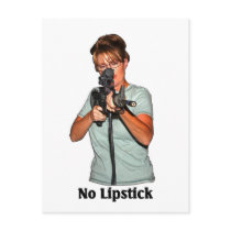 No Lipstick postcards