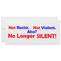 No Longer SILENT! Rack Card Template