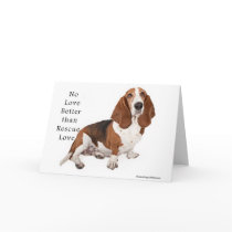 No Love Better than Rescue Love Greeting Cards