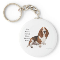 No Love Better than Rescue Love Keychain