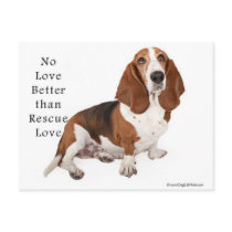 No Love Better than Rescue Love Postcard