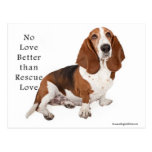 No Love Better than Rescue Love Postcard
