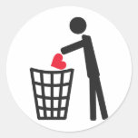 no love round stickers