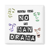 No Man Drama magnets