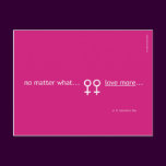 No matter what... Love more... F