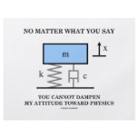 No Matter What You Say You Cannot Dampen Physics flyers