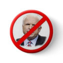 No McCain Button by elfyboy No McCain Button