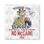 No McCain Vote or Barf Gear Fridge Magnets