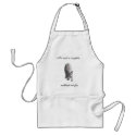 No meal is complete. . ., without cat fur. aprons