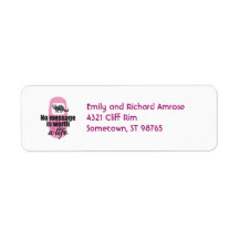 No Message is Worth a Life Address Labels