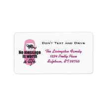 No Message is Worth a Life Address Labels
