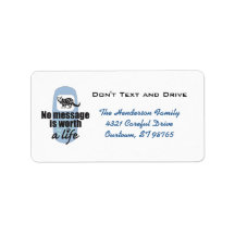 No Message is Worth a Life Address Labels