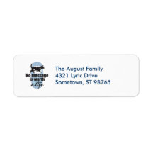 No Message is Worth a Life Address Labels