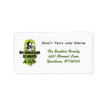 No Message is Worth a Life Address Labels