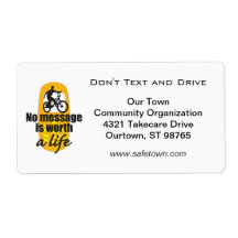 No Message is Worth a Life Labels