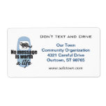 No Message is Worth a Life Labels