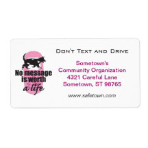 No Message is Worth a Life Labels