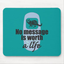No Message is Worth a Life Mouse Pad