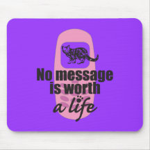 No Message is Worth a Life Mousepads