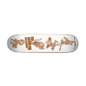 No Monkey Business Skateboard by noteworthy No Monkey Business Skateboard
