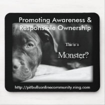 No Monster Mousepad