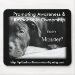 No Monster Mousepad