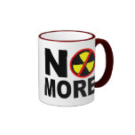 No More Anti-Nuclear Protest Slogan Coffee Mugs