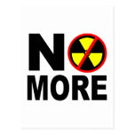 No More Anti-Nuclear Protest Slogan Post Card