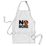 No More Anti-Nuclear Slogan aprons