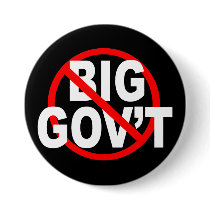 No More Big Government buttons
