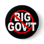 No More Big Government buttons