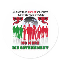No More Big Government Sticker